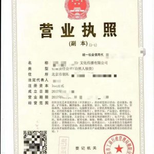 北京文化傳播公司轉讓